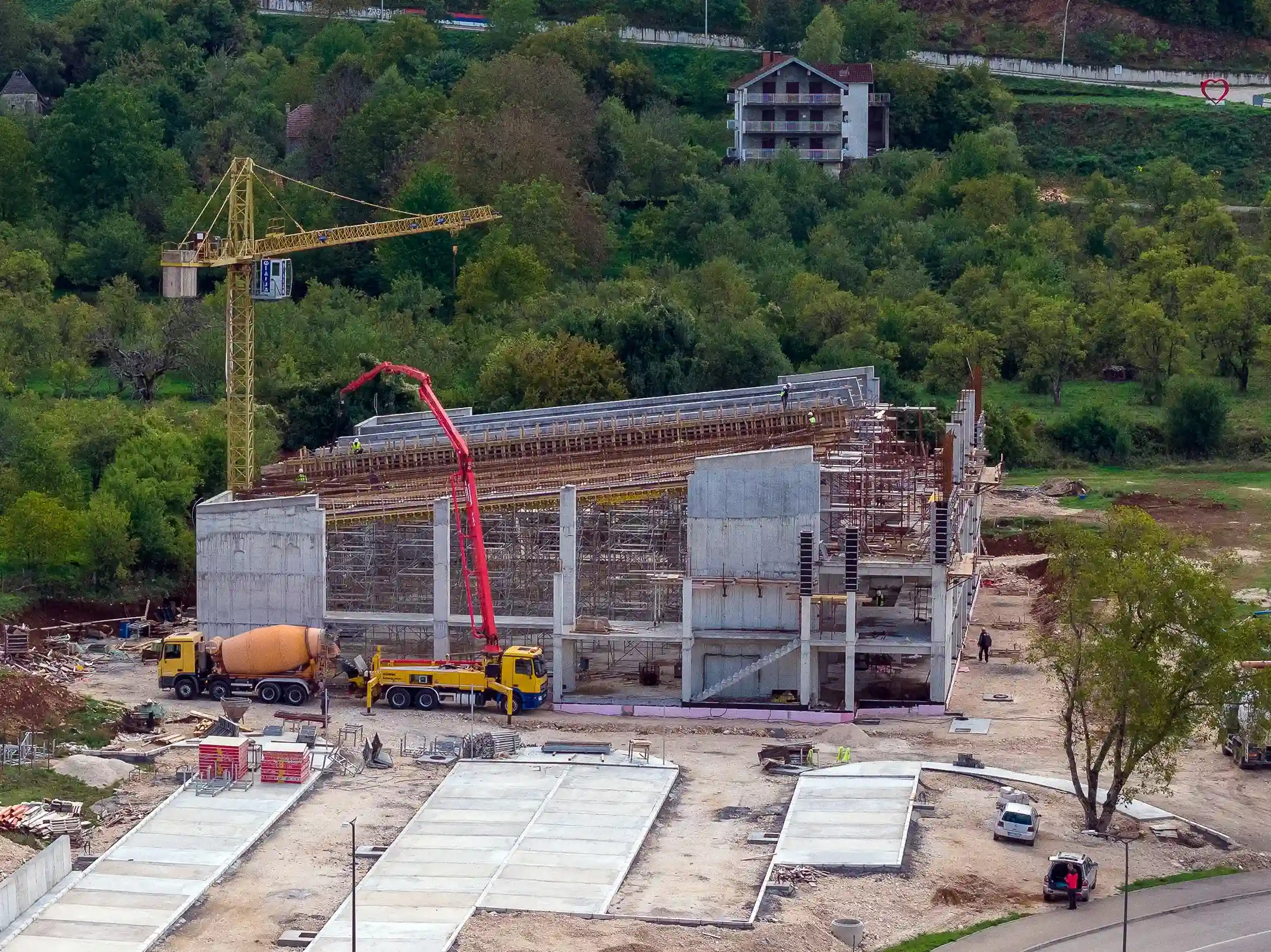 Pluzine dvorana izgradnja (1)